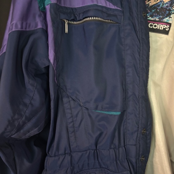 Vtg 90s Hard Corps GTX US Ski Team Tech Anorak Jacket sz M Beautiful Jacket - Picture 7 of 10